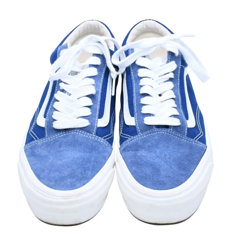 VANS バンズ スニーカー オールドスクール Old Skool 靴 青 ブルー ネイビー 白 サイズ30cm 美品 中古 4a009253