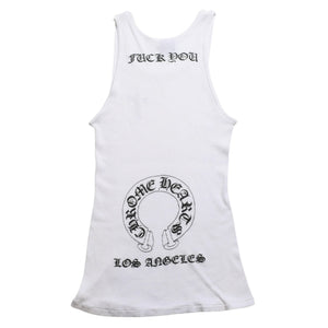 CHROME HEARTS Tank Top Sleeveless Los Angeles Limited Horseshoe Tank Top Size M Black White Good Condition Used 4a001476