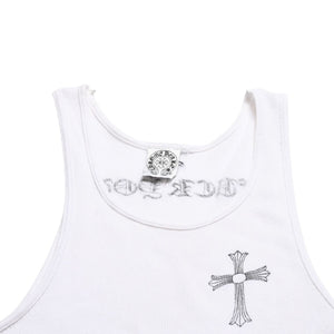 CHROME HEARTS Tank Top Sleeveless Los Angeles Limited Horseshoe Tank Top Size M Black White Good Condition Used 4a001476