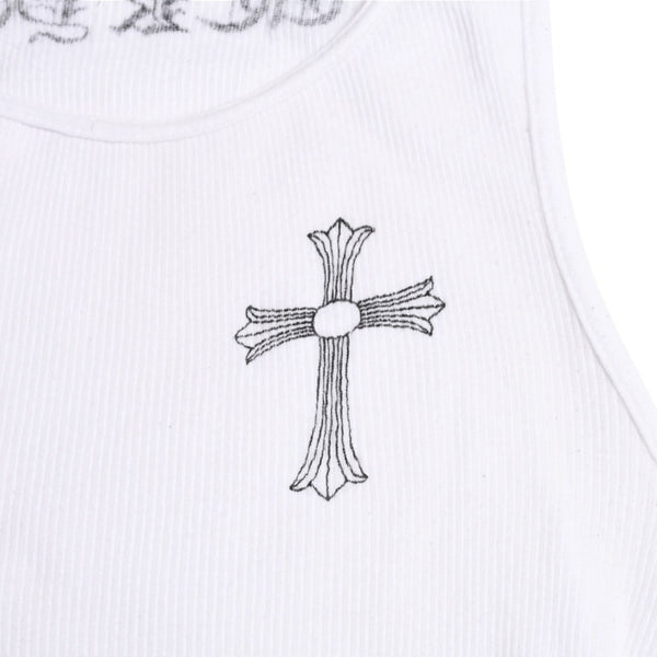CHROME HEARTS Tank Top Sleeveless Los Angeles Limited Horseshoe Tank Top Size M Black White Good Condition Used 4a001476