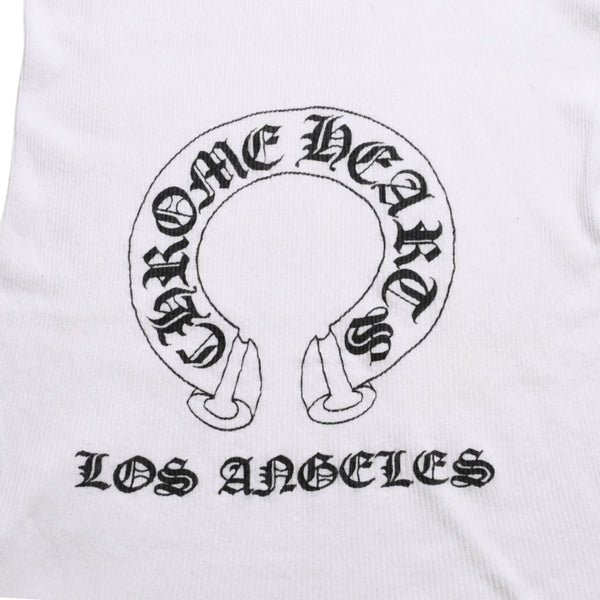 CHROME HEARTS Tank Top Sleeveless Los Angeles Limited Horseshoe Tank Top Size M Black White Good Condition Used 4a001476