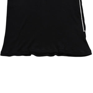 CHROME HEARTS Tank Top Sleeveless Black White Side Vertical Logo FUCK YOU Ribbed Tank Top Size M Good Condition Used 4a001478