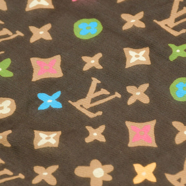 極美品 LOUIS VUITTON ルイヴィトン タイラーザクリエイター モノグラム クレイジーストール 24SS M79794 ブラウン マルチカラー 中古 4a009258