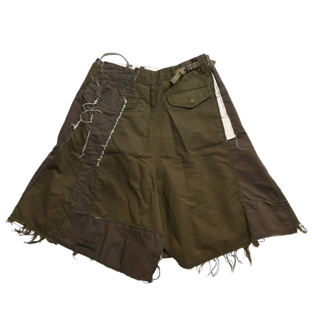 Very good condition JUNYA WATANABE 06FW reconstructed skirt JR-S010 size S military patchwork khaki used 4a009315