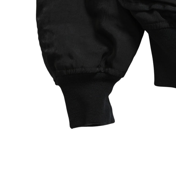 極美品 ISSEY MIYAKE MEN イッセイミヤケメン 96AW パラシュートカーゴボンバージャケット ブラック ネイビー サイズM 中古 4a009365