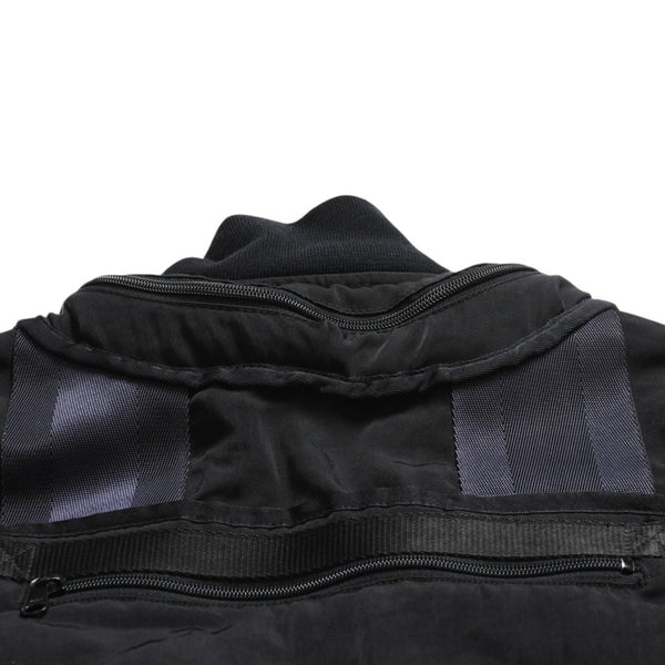 極美品 ISSEY MIYAKE MEN イッセイミヤケメン 96AW パラシュートカーゴボンバージャケット ブラック ネイビー サイズM 中古 4a009365