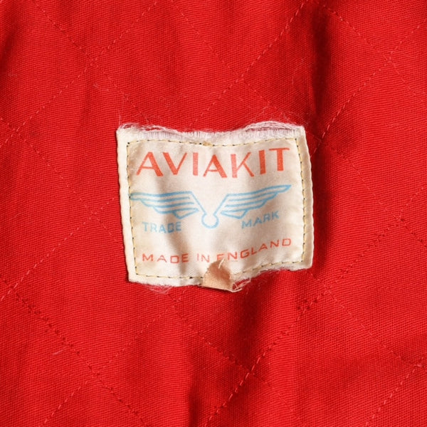 LEWIS LEATHERS ルイスレザーズ ライトニング ダブルライダースジャケット ブラック レッド AVIAKITタグ シルバー金具 良品 中古 4a009466