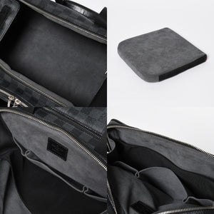 Very Good Condition LOUIS VUITTON Damier Graphite 2WAY Camera Bag Boston Bag Black Gray N58027 Used 4a009270