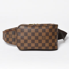 Very good condition LOUIS VUITTON Jeronimos waist bag N51994 body bag Damier brown gold hardware used 4a009646