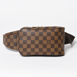 Very good condition LOUIS VUITTON Jeronimos waist bag N51994 body bag Damier brown gold hardware used 4a009646