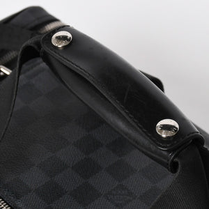 Very Good Condition LOUIS VUITTON Damier Graphite 2WAY Camera Bag Boston Bag Black Gray N58027 Used 4a009270