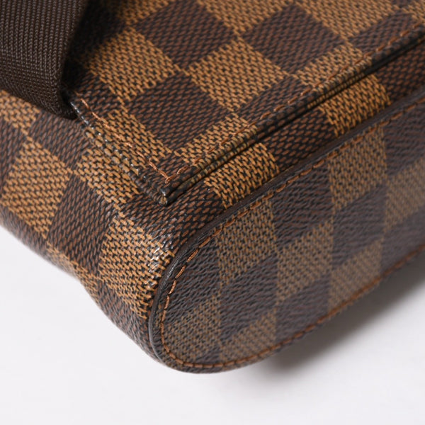 Very good condition LOUIS VUITTON Jeronimos waist bag N51994 body bag Damier brown gold hardware used 4a009646