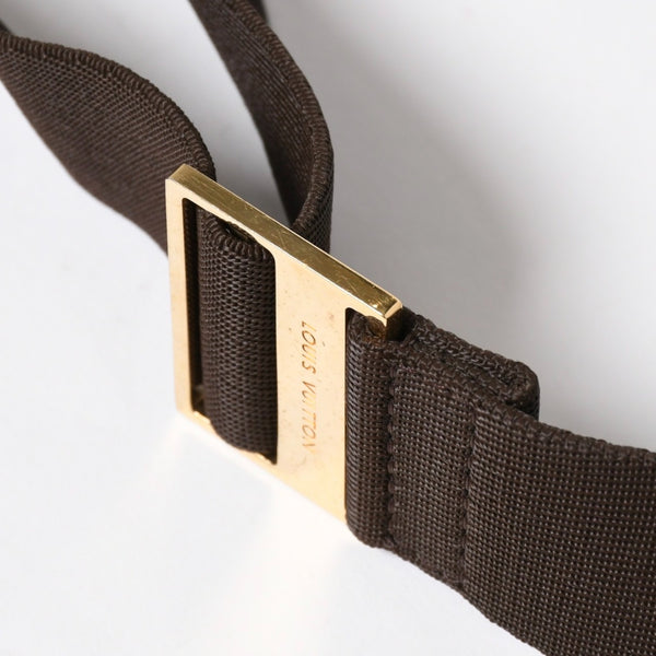 Very good condition LOUIS VUITTON Jeronimos waist bag N51994 body bag Damier brown gold hardware used 4a009646