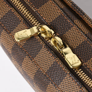 Very good condition LOUIS VUITTON Jeronimos waist bag N51994 body bag Damier brown gold hardware used 4a009646