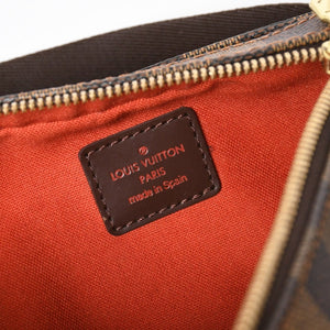 Very good condition LOUIS VUITTON Jeronimos waist bag N51994 body bag Damier brown gold hardware used 4a009646