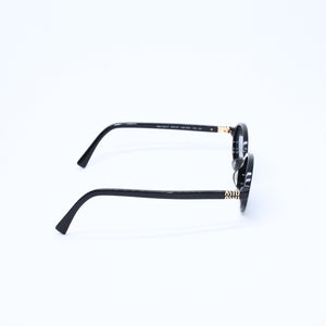 Mint condition MIU MIU sunglasses, black with gold hardware, size 50.◻18 Used 4a009637