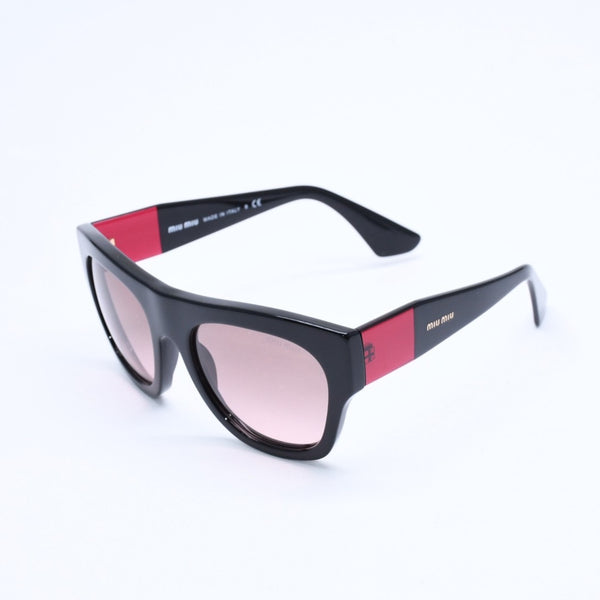 MIU MIU Sunglasses Eyewear Pink Black SMU 05P Size 52◻19 Excellent condition, used item 4a009636