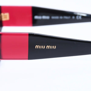 MIU MIU Sunglasses Eyewear Pink Black SMU 05P Size 52◻19 Excellent condition, used item 4a009636