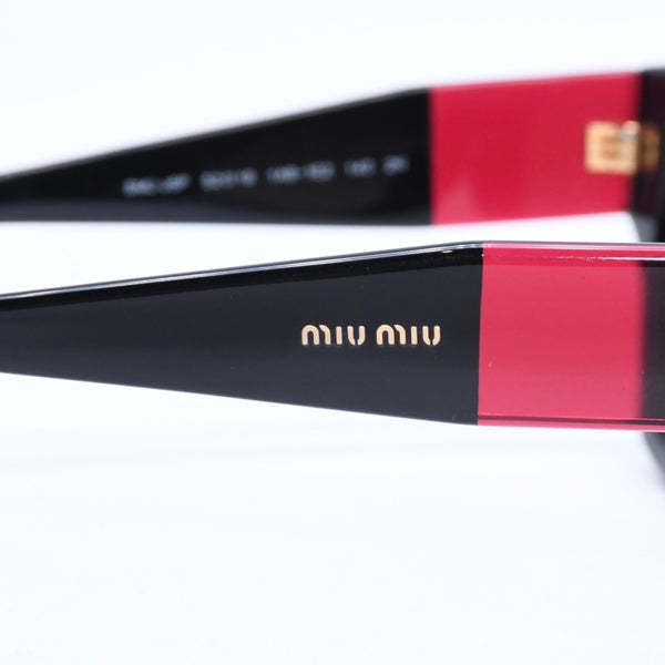 MIU MIU Sunglasses Eyewear Pink Black SMU 05P Size 52◻19 Excellent condition, used item 4a009636