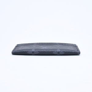 新品同様 LOUIS VUITTON ルイヴィトン ポルト カルト ダブル カードケース モノグラム エクリプス M62170 キャンバス 中古 4a009273