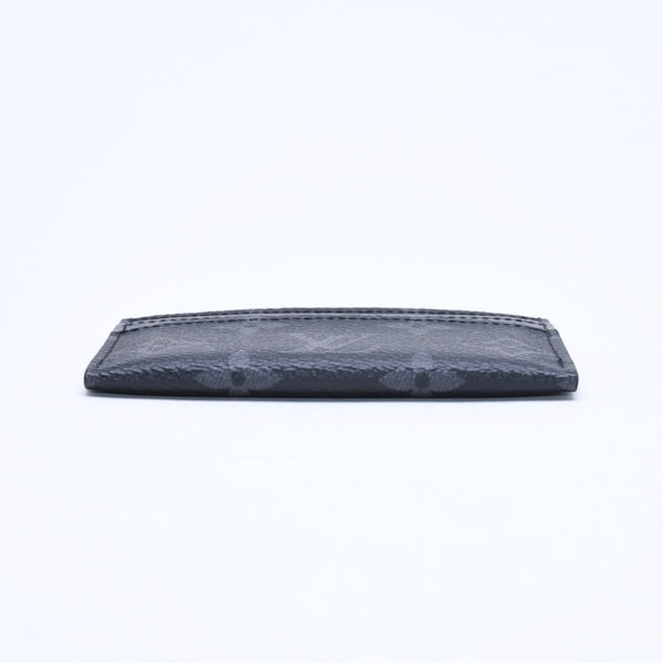 新品同様 LOUIS VUITTON ルイヴィトン ポルト カルト ダブル カードケース モノグラム エクリプス M62170 キャンバス 中古 4a009273