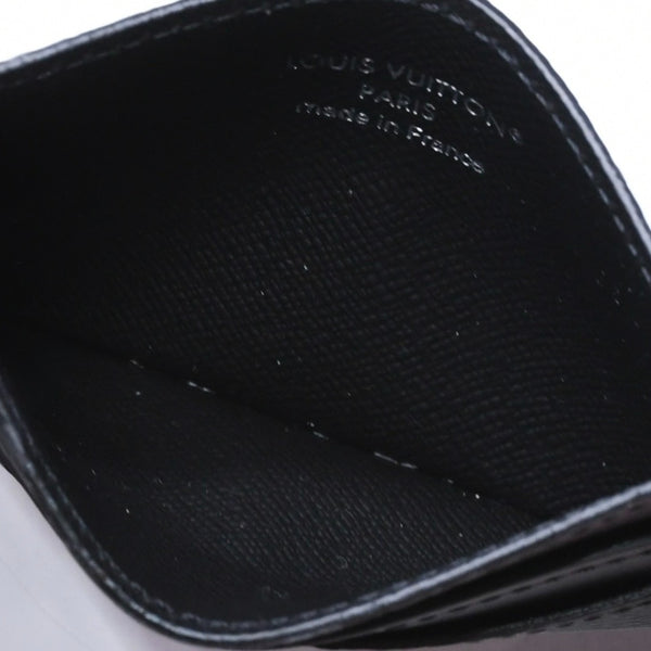 新品同様 LOUIS VUITTON ルイヴィトン ポルト カルト ダブル カードケース モノグラム エクリプス M62170 キャンバス 中古 4a009273