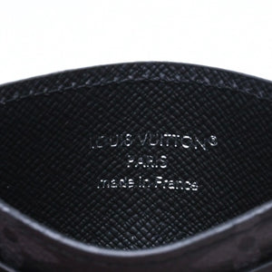 新品同様 LOUIS VUITTON ルイヴィトン ポルト カルト ダブル カードケース モノグラム エクリプス M62170 キャンバス 中古 4a009273