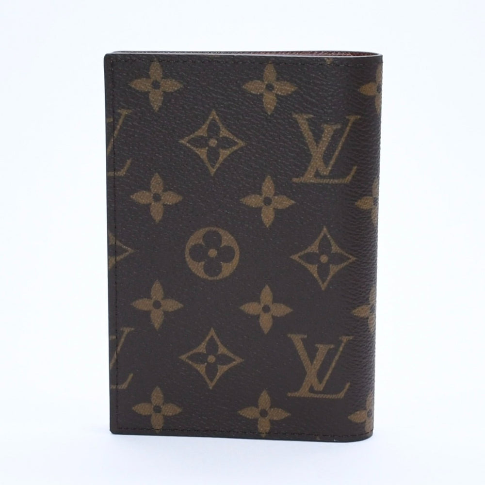 新品同様 LOUIS VUITTON ルイヴィトン パスポートケース クーヴェルテュールパスポールNM M64502 モノグラムキャンバス ブラウン パスケース 中古 4a009272