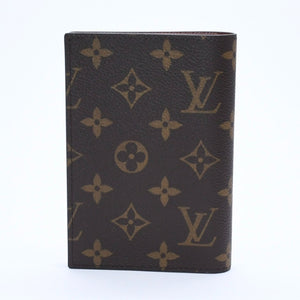 新品同様 LOUIS VUITTON ルイヴィトン パスポートケース クーヴェルテュールパスポールNM M64502 モノグラムキャンバス ブラウン パスケース 中古 4a009272