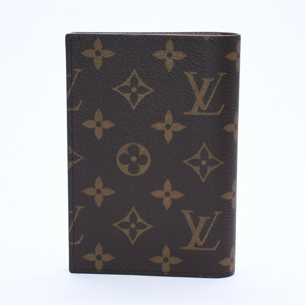 新品同様 LOUIS VUITTON ルイヴィトン パスポートケース クーヴェルテュールパスポールNM M64502 モノグラムキャンバス ブラウン パスケース 中古 4a009272