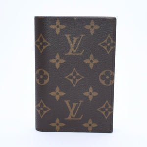 新品同様 LOUIS VUITTON ルイヴィトン パスポートケース クーヴェルテュールパスポールNM M64502 モノグラムキャンバス ブラウン パスケース 中古 4a009272