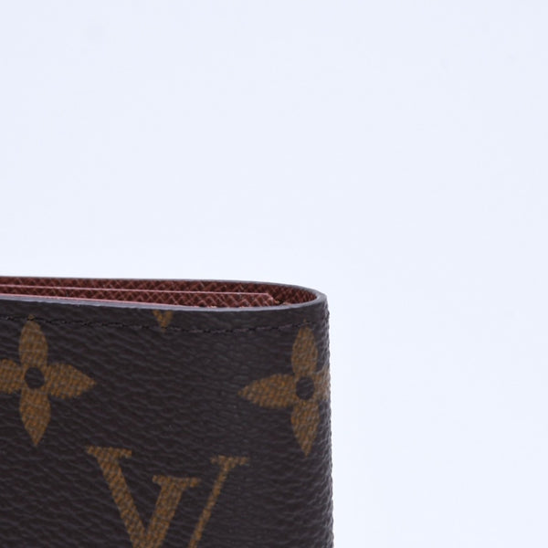 新品同様 LOUIS VUITTON ルイヴィトン パスポートケース クーヴェルテュールパスポールNM M64502 モノグラムキャンバス ブラウン パスケース 中古 4a009272