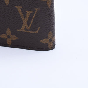 新品同様 LOUIS VUITTON ルイヴィトン パスポートケース クーヴェルテュールパスポールNM M64502 モノグラムキャンバス ブラウン パスケース 中古 4a009272