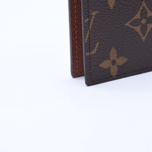 新品同様 LOUIS VUITTON ルイヴィトン パスポートケース クーヴェルテュールパスポールNM M64502 モノグラムキャンバス ブラウン パスケース 中古 4a009272