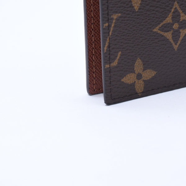 新品同様 LOUIS VUITTON ルイヴィトン パスポートケース クーヴェルテュールパスポールNM M64502 モノグラムキャンバス ブラウン パスケース 中古 4a009272