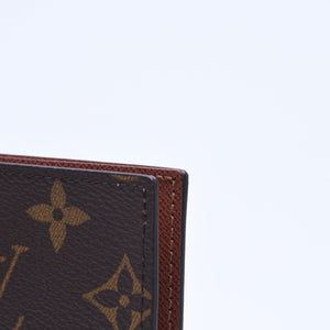 新品同様 LOUIS VUITTON ルイヴィトン パスポートケース クーヴェルテュールパスポールNM M64502 モノグラムキャンバス ブラウン パスケース 中古 4a009272
