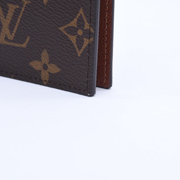 新品同様 LOUIS VUITTON ルイヴィトン パスポートケース クーヴェルテュールパスポールNM M64502 モノグラムキャンバス ブラウン パスケース 中古 4a009272