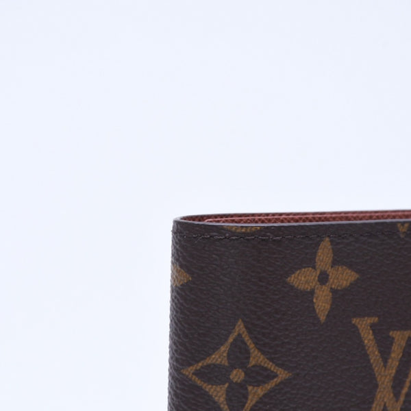 新品同様 LOUIS VUITTON ルイヴィトン パスポートケース クーヴェルテュールパスポールNM M64502 モノグラムキャンバス ブラウン パスケース 中古 4a009272