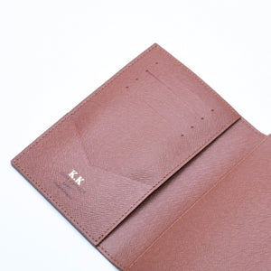 新品同様 LOUIS VUITTON ルイヴィトン パスポートケース クーヴェルテュールパスポールNM M64502 モノグラムキャンバス ブラウン パスケース 中古 4a009272
