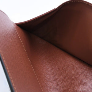 新品同様 LOUIS VUITTON ルイヴィトン パスポートケース クーヴェルテュールパスポールNM M64502 モノグラムキャンバス ブラウン パスケース 中古 4a009272