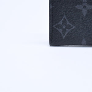 新品同様 LOUIS VUITTON ルイヴィトン ポルト カルト ダブル カードケース モノグラム エクリプス M62170 キャンバス 中古 4a009273