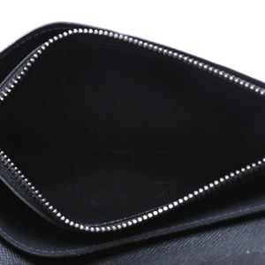 極美品 LOUIS VUITTON ルイヴィトン モノグラム エクリプス ポルトフォイユ ブラザ 二つ折り長財布 M61697 ブラック 中古 4a009271