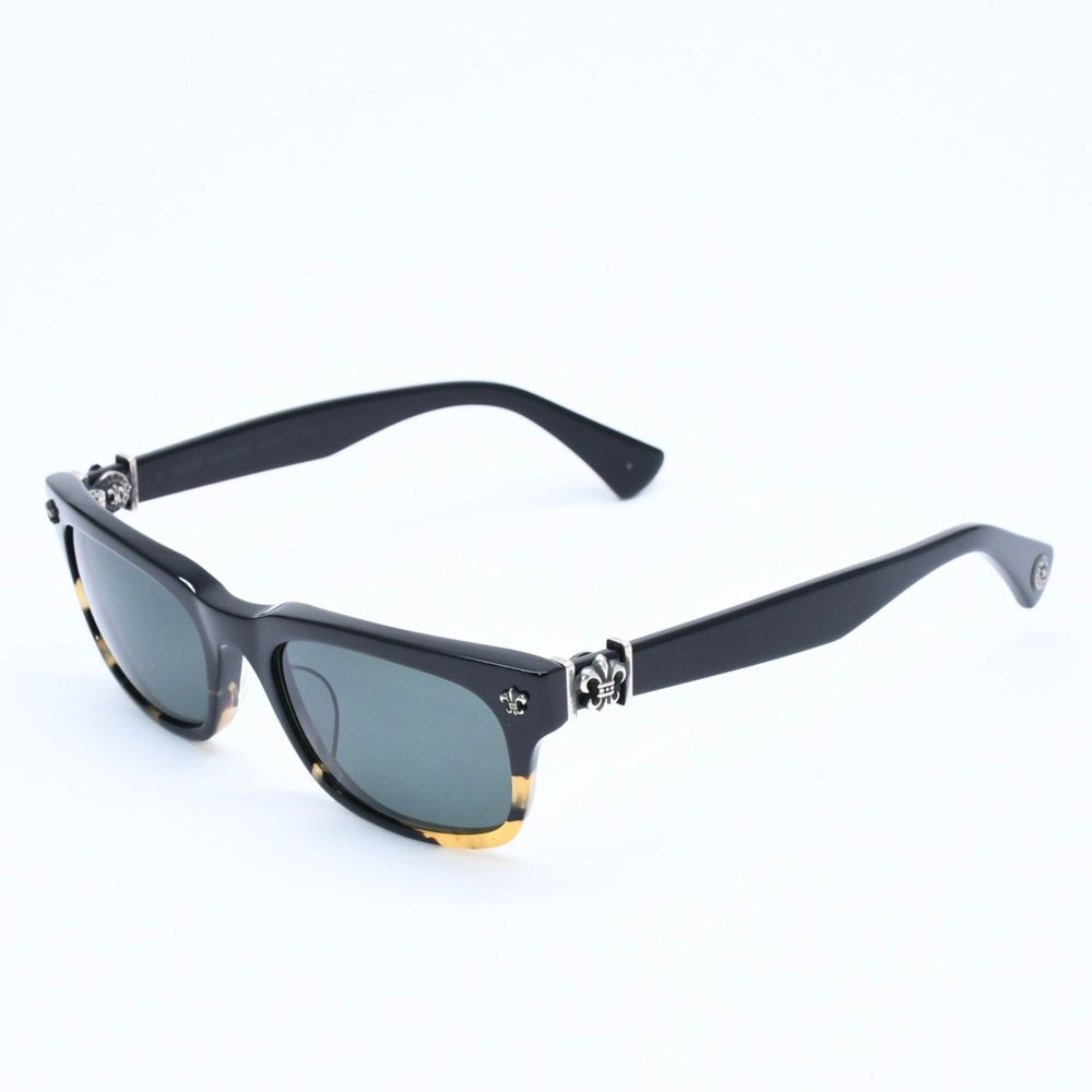 CHROME HEARTS クロムハーツ GITTIN ANY? ギッティン エニー サングラス アイウェア サイズ52□19 145 BSフレア装飾 ブラック 美品 中古 4a009284