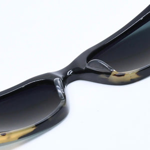 CHROME HEARTS GITTIN ANY? Gittin Any Sunglasses Eyewear Size 52□19 145 BS Flare Decoration Black Good Condition Used 4a009284