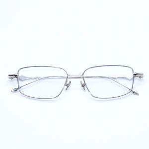 極美品 GENTLE MONSTER ジェントルモンスター 眼鏡 アイウェア ATOMIC アトミック スクエア シルバー金具 サイズ56◻︎17-151GD 中古 4a009283
