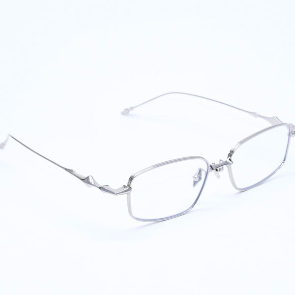 極美品 GENTLE MONSTER ジェントルモンスター 眼鏡 アイウェア ATOMIC アトミック スクエア シルバー金具 サイズ56◻︎17-151GD 中古 4a009283