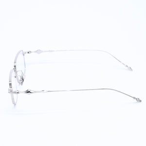 極美品 GENTLE MONSTER ジェントルモンスター 眼鏡 アイウェア ATOMIC アトミック スクエア シルバー金具 サイズ56◻︎17-151GD 中古 4a009283