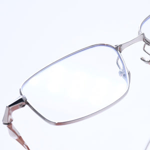極美品 GENTLE MONSTER ジェントルモンスター 眼鏡 アイウェア ATOMIC アトミック スクエア シルバー金具 サイズ56◻︎17-151GD 中古 4a009283