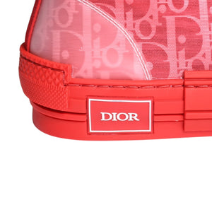 新品同様品 Christian Dior クリスチャンディオール スニーカー 靴 B23 Oblique Red オブリークレッド 赤 サイズ41 中古 4a010233