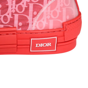 新品同様品 Christian Dior クリスチャンディオール スニーカー 靴 B23 Oblique Red オブリークレッド 赤 サイズ41 中古 4a010233